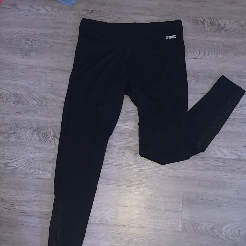 Pink Black leggings